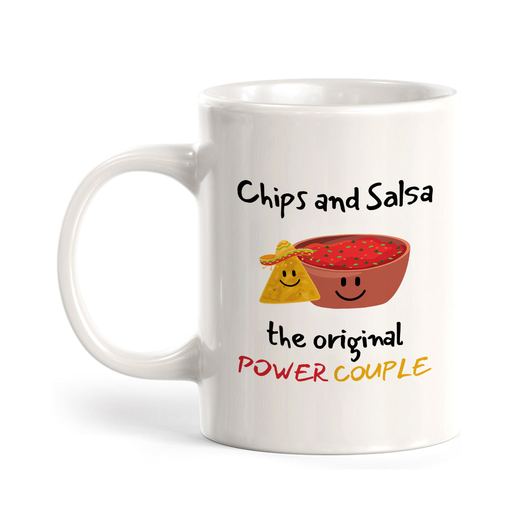 Designs ByLITA Chips and salsa - the original power couple 11oz Plastic or Ceramic Coffee Mug Elegance | Great Novelty Gift | High Quality Sublimation | Mexican Pride