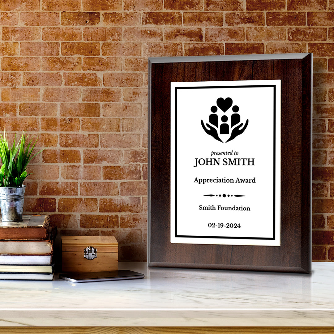 Donor and Patron Gratitude Custom Plaque |Easel Mount Option | Recognition and Service Personalizable Plaque