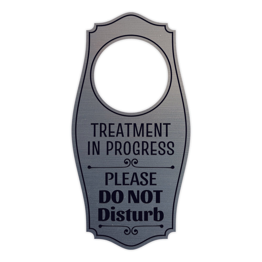 Treatment In Progress Please Do Not Disturb Door Hanger | House or Business Door Sign