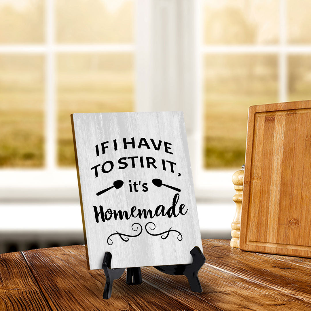 Funny Coffee Home & Office Decor Table Sign with Acrylic Stand (6x8“)