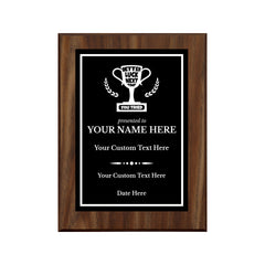 Better Luck Next Time Novelty Funny Customizable Award Plaque |Easel Mount Option | Funny Parody Achievement Personalizable Plaques