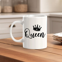 Queen 11oz Plastic or Ceramic Mug | Coffee Mugs Ideas for Couples