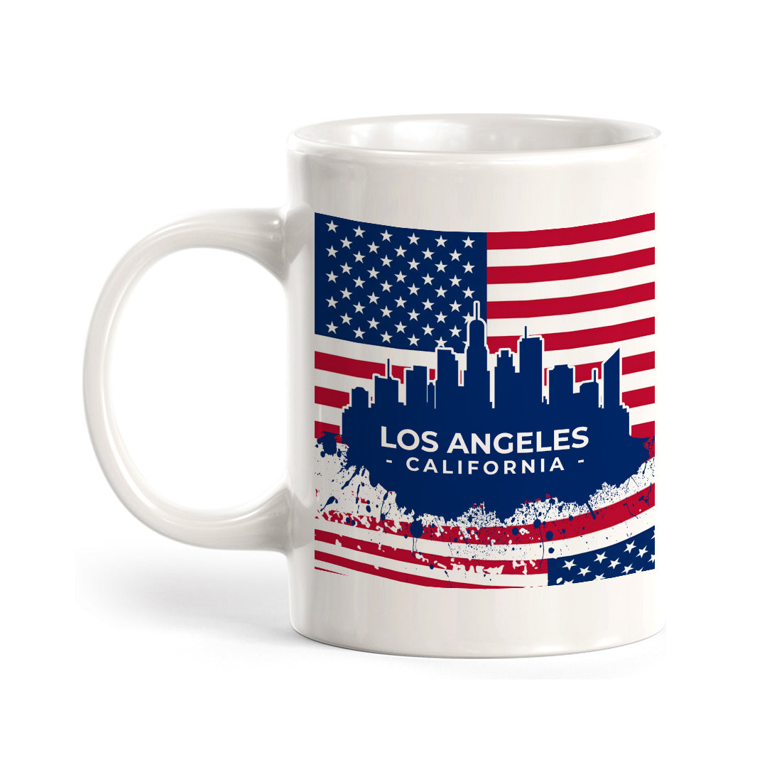 Los Angeles, California 11oz Plastic or Ceramic Coffee Mug | Office & Home | American Pride