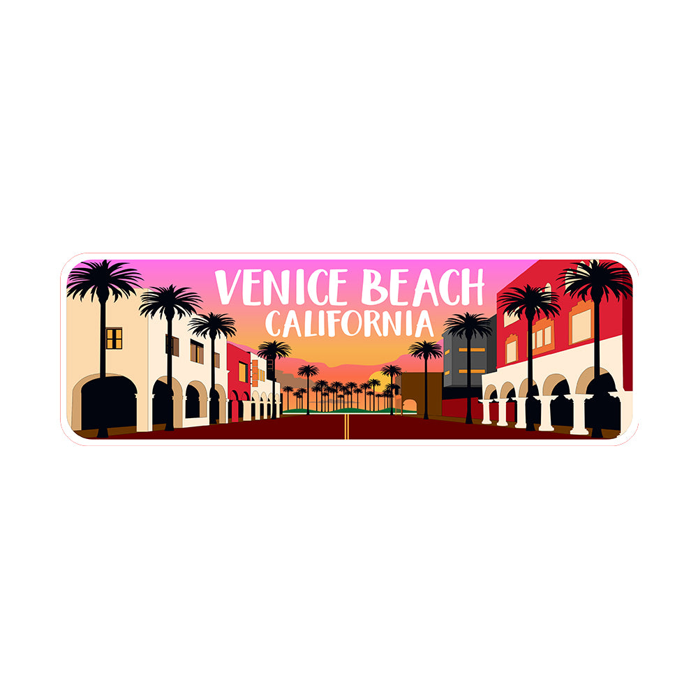 Standard Plus Venice Beach, California Wall or Door Sign | Famous US Beaches Souvenir