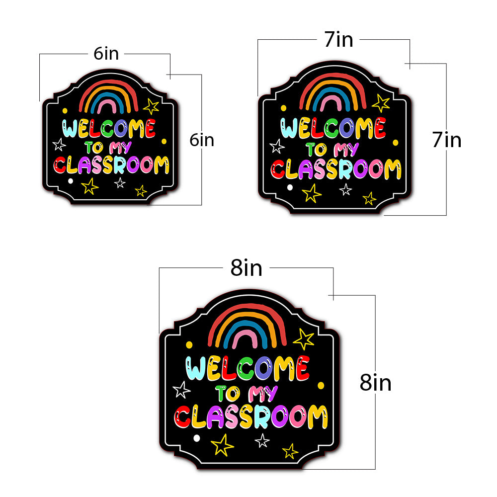 Heritage Plus Welcome To My Classroom Wall or Door Sign | School Signage