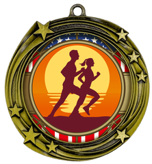 All Quality Stars Design Running Medal - 1st, 2nd, 3rd Place