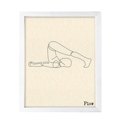 Plow, FRAMED Print Yoga Wall Art