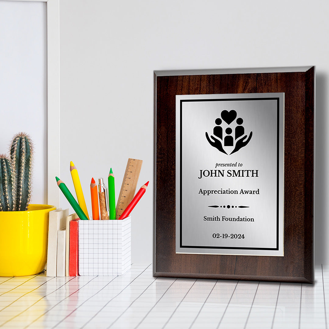 Donor and Patron Gratitude Custom Plaque |Easel Mount Option | Recognition and Service Personalizable Plaque