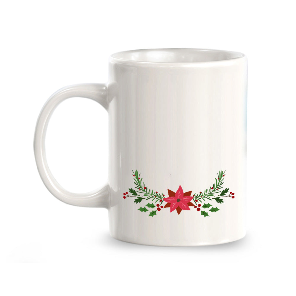 Customizable Christmas Mug 11oz Ceramic Coffee Mug | Holiday Indoor Decoration