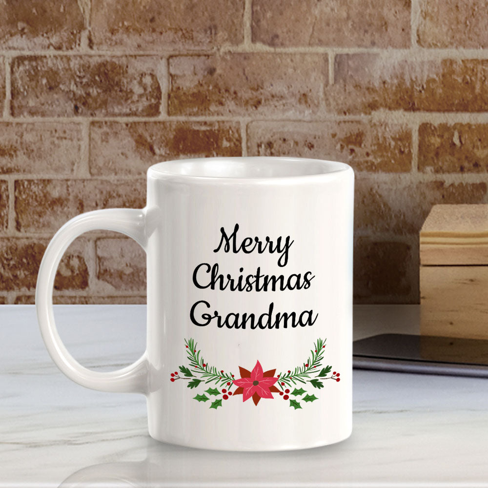 Customizable Christmas Mug 11oz Ceramic Coffee Mug | Holiday Indoor Decoration