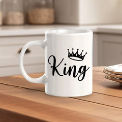 King 11oz Plastic or Ceramic Coffee Mug | Coffee Mugs Ideas for Couples