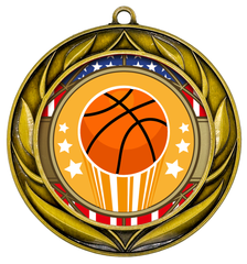 All Quality Wreath Design Basketball Medal | Competition | High Quality Metal Medal - 1st, 2nd, 3rd Place