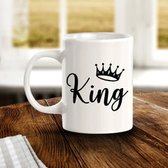 King 11oz Plastic or Ceramic Coffee Mug | Coffee Mugs Ideas for Couples