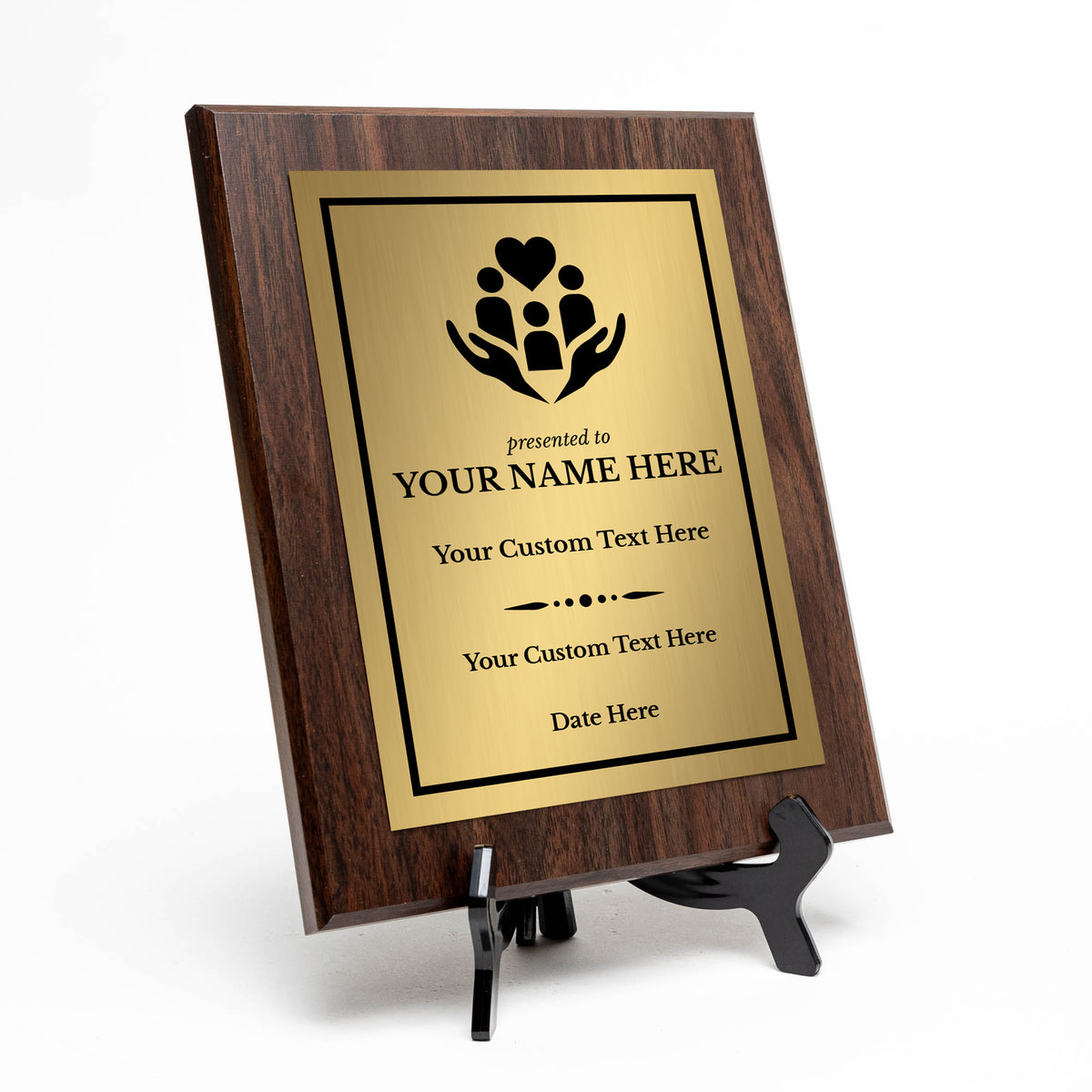 Donor and Patron Gratitude Custom Plaque |Easel Mount Option | Recognition and Service Personalizable Plaque