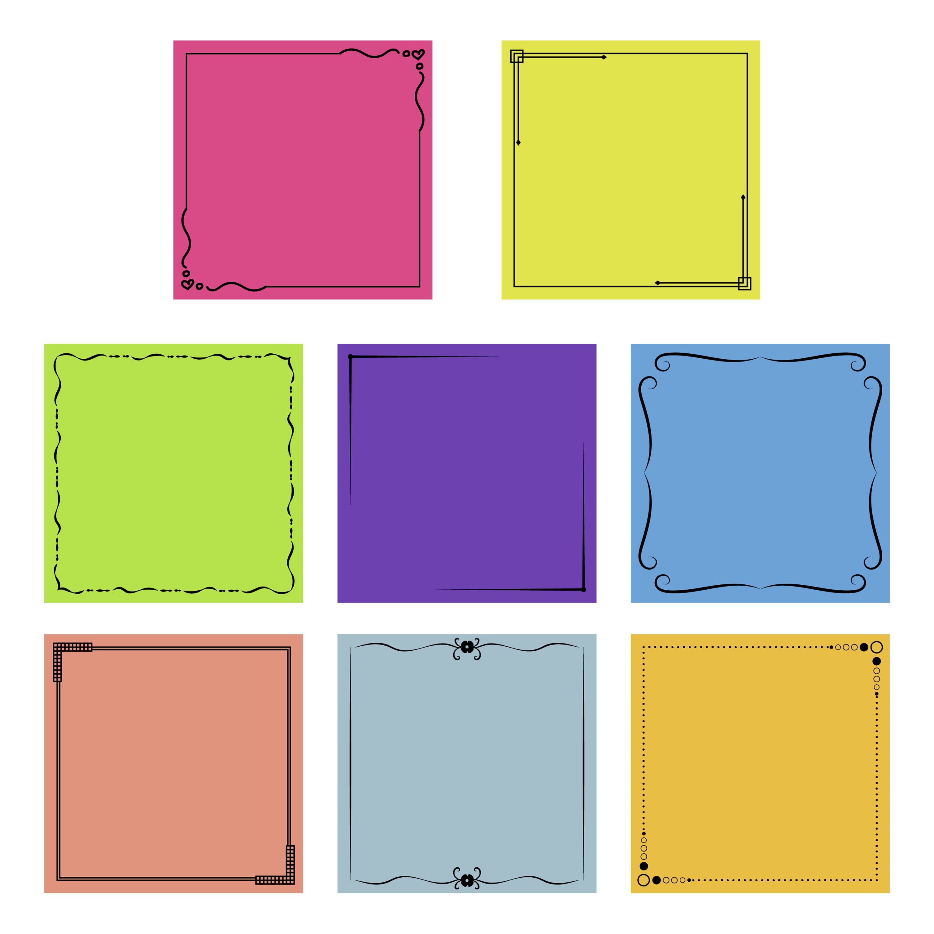 Customizable Post-It Note Style MDF Table Sign (5x5” Square) | Personalize Your Message | Vibrant Sticky Note Colors | Includes Black Acrylic Easel for Display | Ideal for Home, Office, Events