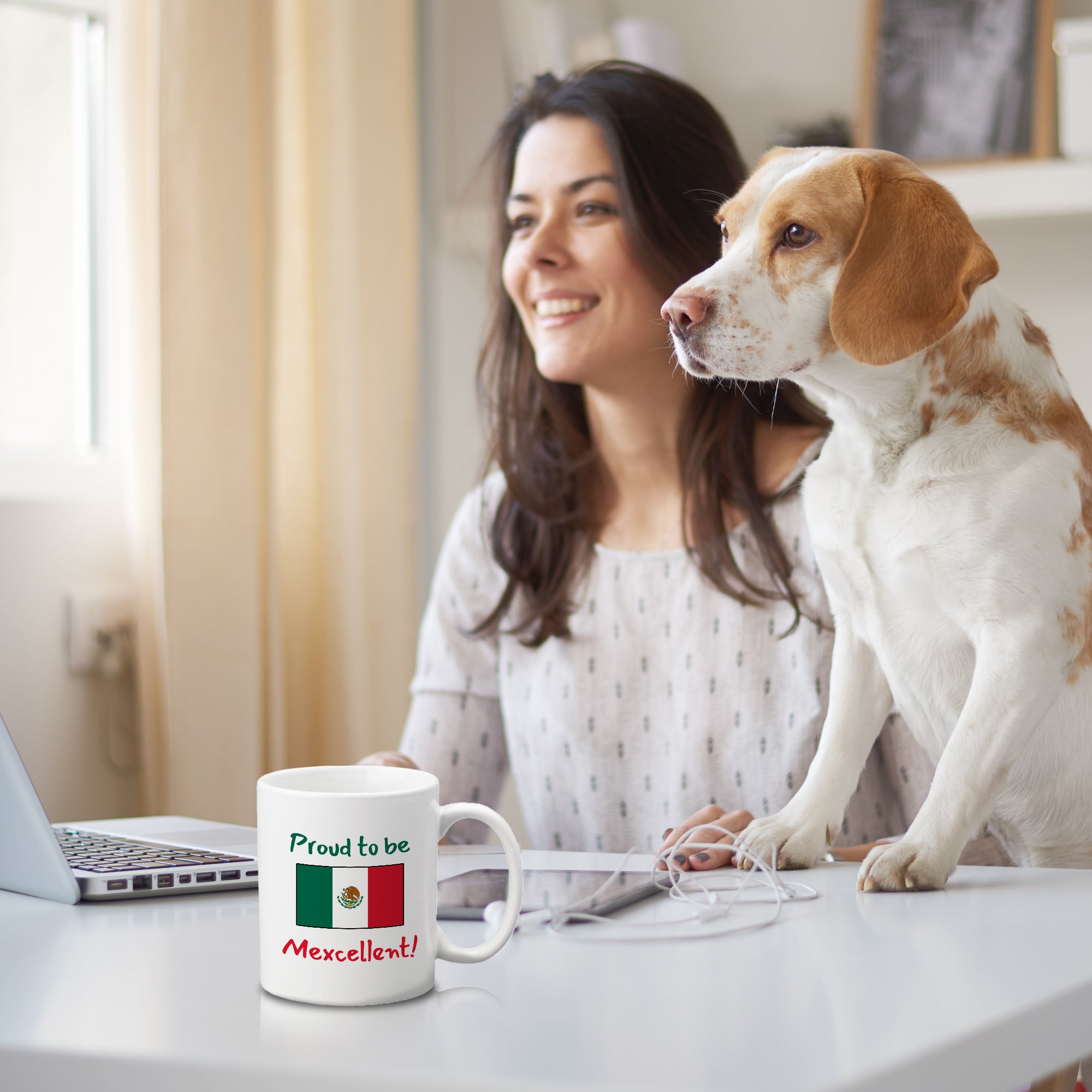 Designs ByLITA Proud to be Mexcellent! 11oz Plastic or Ceramic Coffee Mug Elegance | Great Novelty Gift | High Quality Sublimation | Mexican Pride