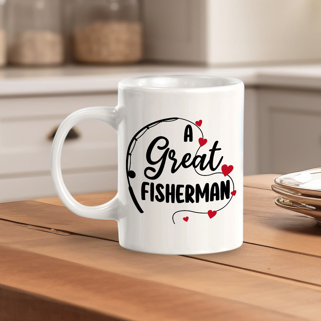 A Great Fisherman 11oz Plastic or Ceramic Mug | Coffee Mugs Ideas for Couples