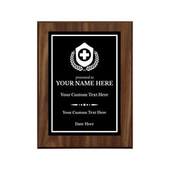 Health Professional Theme Custom Award Plaque |Easel Mount Option | Achievement and Service Personalizable Plaques