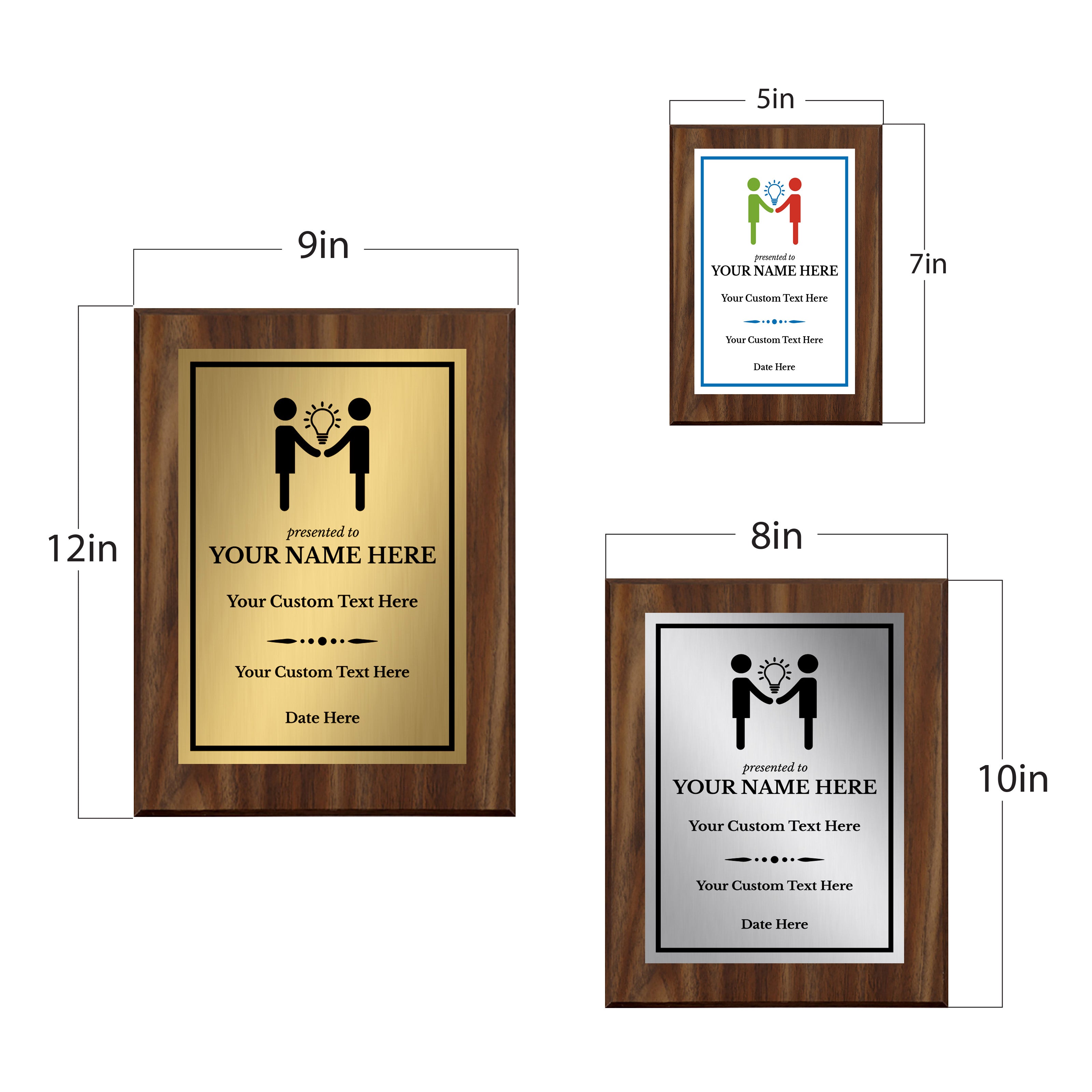 Instructor or Mentor Recognition Customizable Award Plaque |Easel Mount Option | Achievement and Service Personalizable Plaques