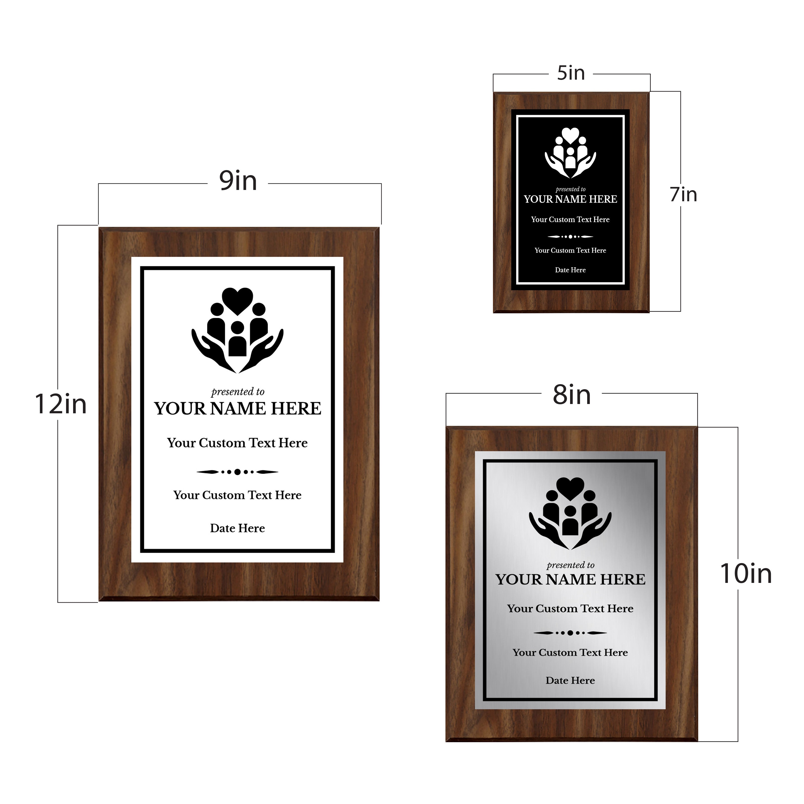 Donor and Patron Gratitude Custom Plaque |Easel Mount Option | Recognition and Service Personalizable Plaque