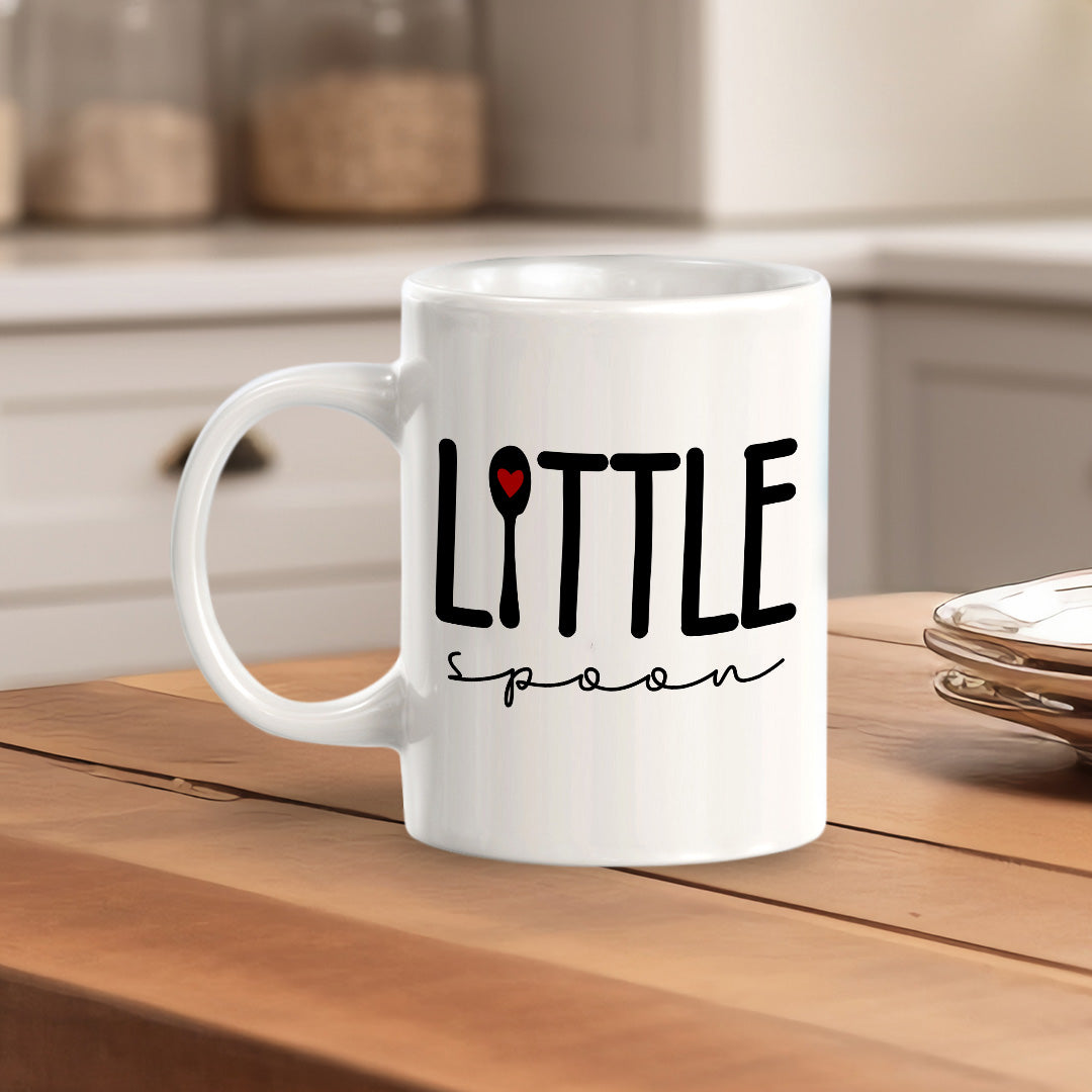 Little Spoon 11oz Plastic or Ceramic Mug | Coffee Mugs Ideas for Couples