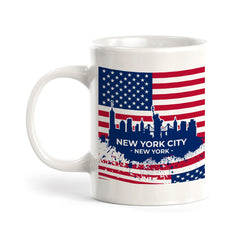 New York City, New York 11oz Plastic or Ceramic Coffee Mug | Office & Home | American Pride