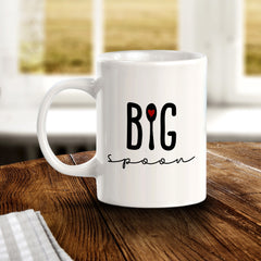 Big Spoon 11oz Plastic or Ceramic Mug | Coffee Mugs Ideas for Couples