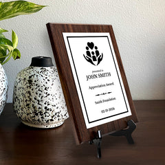 Donor and Patron Gratitude Custom Plaque |Easel Mount Option | Recognition and Service Personalizable Plaque