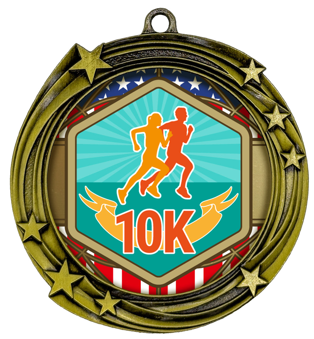 All Quality Stars Design 10k Medal - 1st, 2nd, 3rd Place