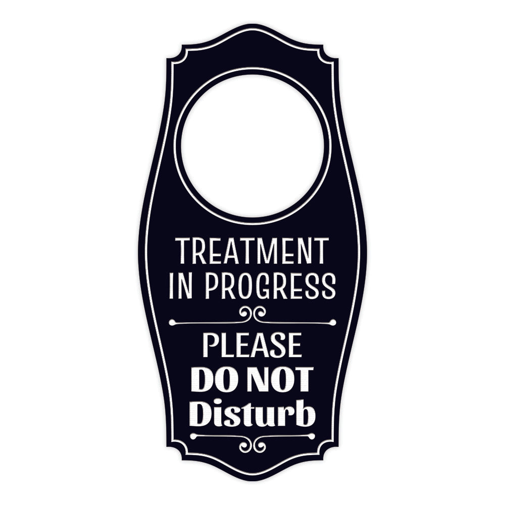 Treatment In Progress Please Do Not Disturb Door Hanger | House or Business Door Sign