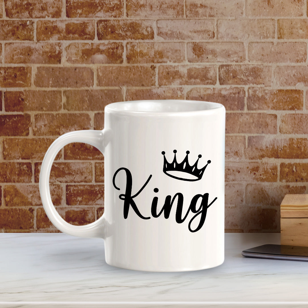 King 11oz Plastic or Ceramic Coffee Mug | Coffee Mugs Ideas for Couples