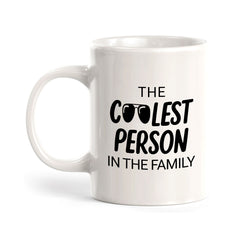 Designs ByLITA The Coolest Person In The Family 11oz Plastic/Ceramic Coffee Mug