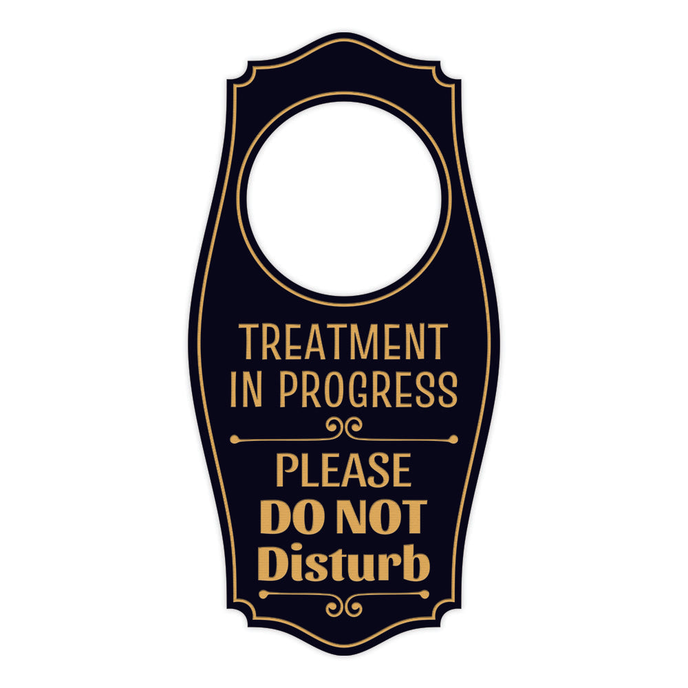 Treatment In Progress Please Do Not Disturb Door Hanger | House or Business Door Sign