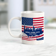 New York City, New York 11oz Plastic or Ceramic Coffee Mug | Office & Home | American Pride