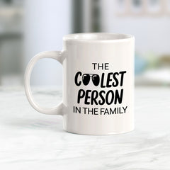 Designs ByLITA The Coolest Person In The Family 11oz Plastic/Ceramic Coffee Mug