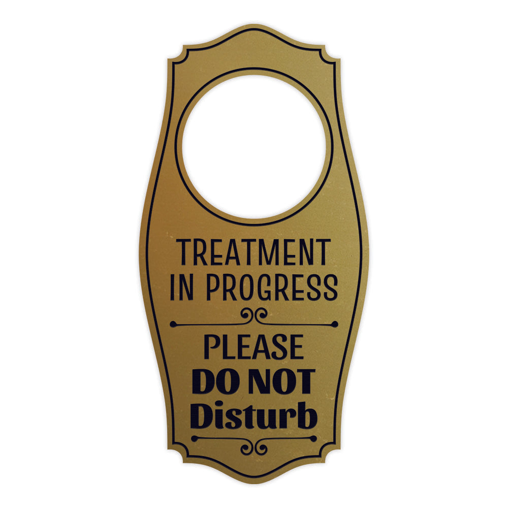 Treatment In Progress Please Do Not Disturb Door Hanger | House or Business Door Sign