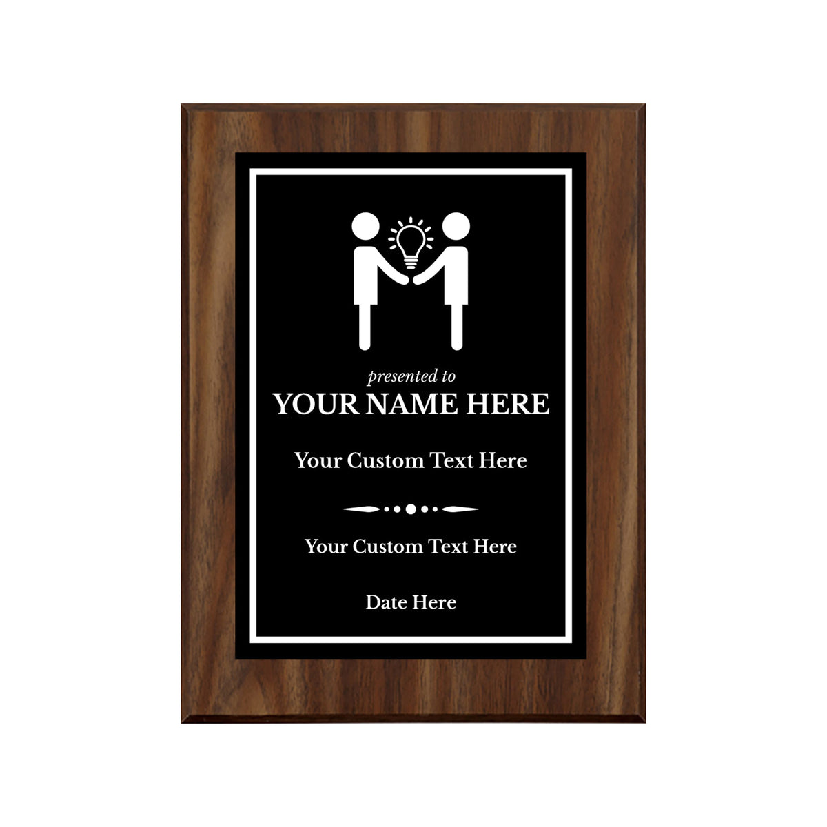 Instructor or Mentor Recognition Customizable Award Plaque |Easel Mount Option | Achievement and Service Personalizable Plaques