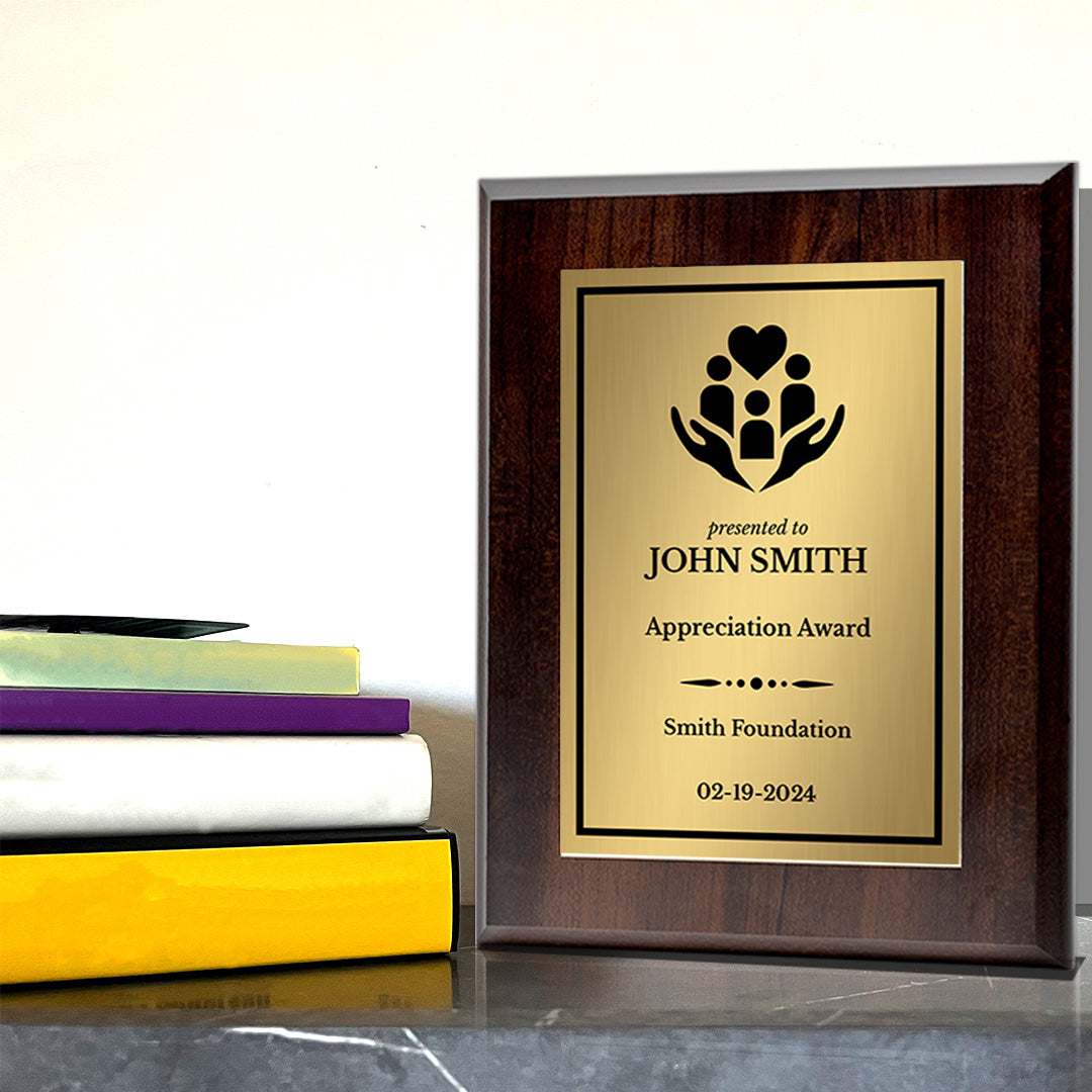 Donor and Patron Gratitude Custom Plaque |Easel Mount Option | Recognition and Service Personalizable Plaque