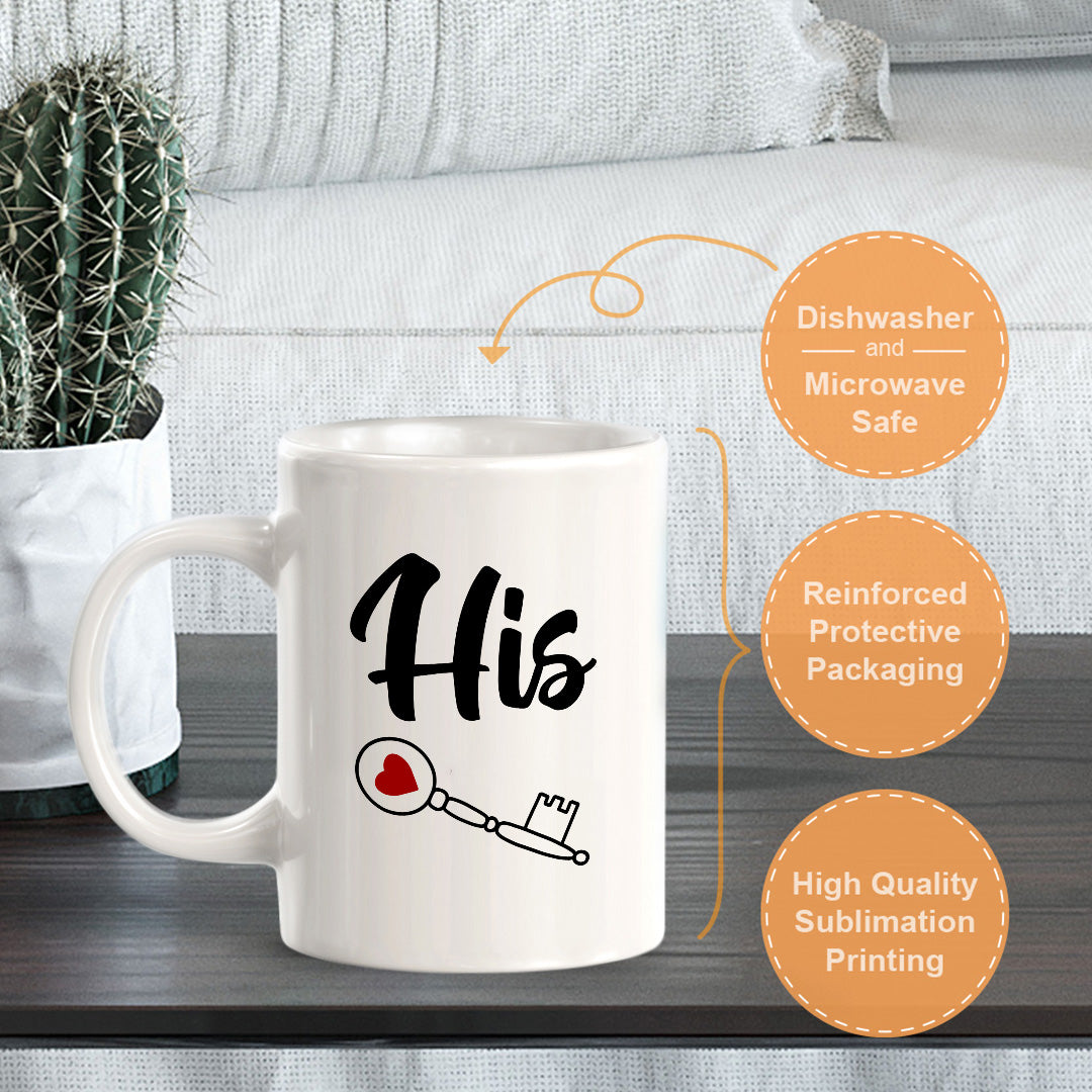 His 11oz Plastic or Ceramic Coffee Mug | Coffee Mugs Ideas for Couples