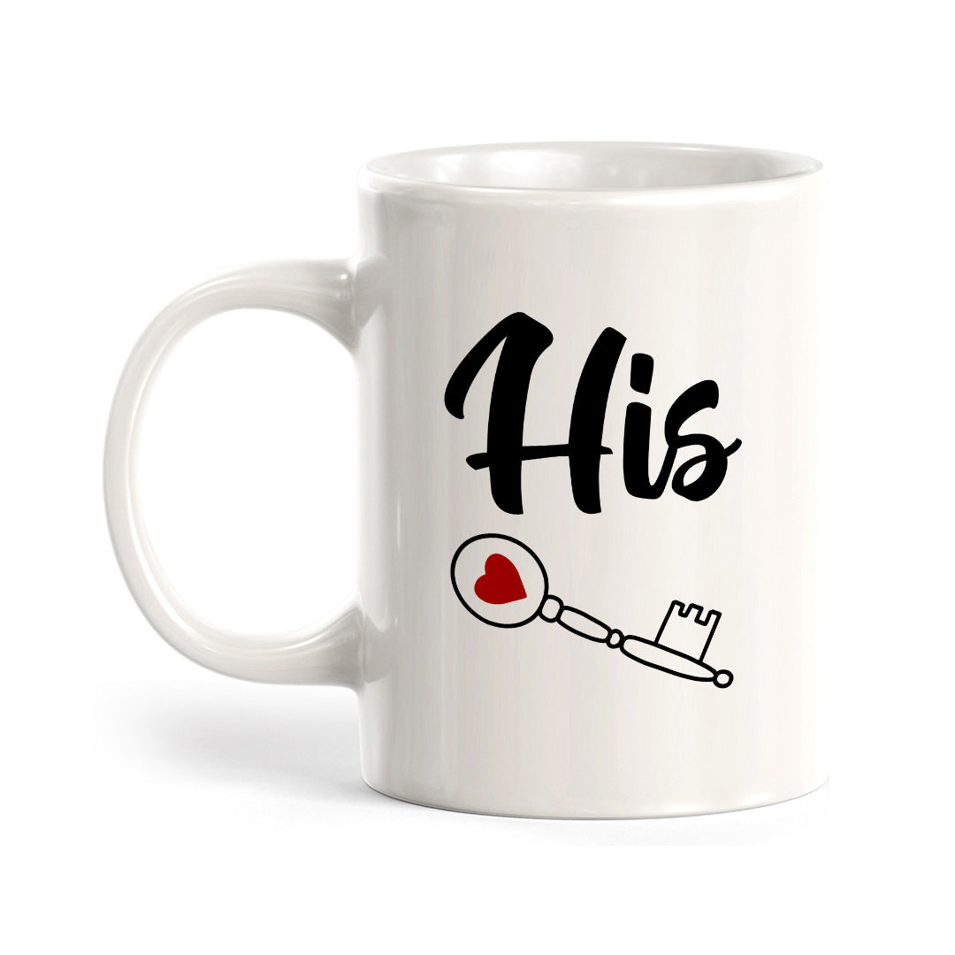 His 11oz Plastic or Ceramic Coffee Mug | Coffee Mugs Ideas for Couples