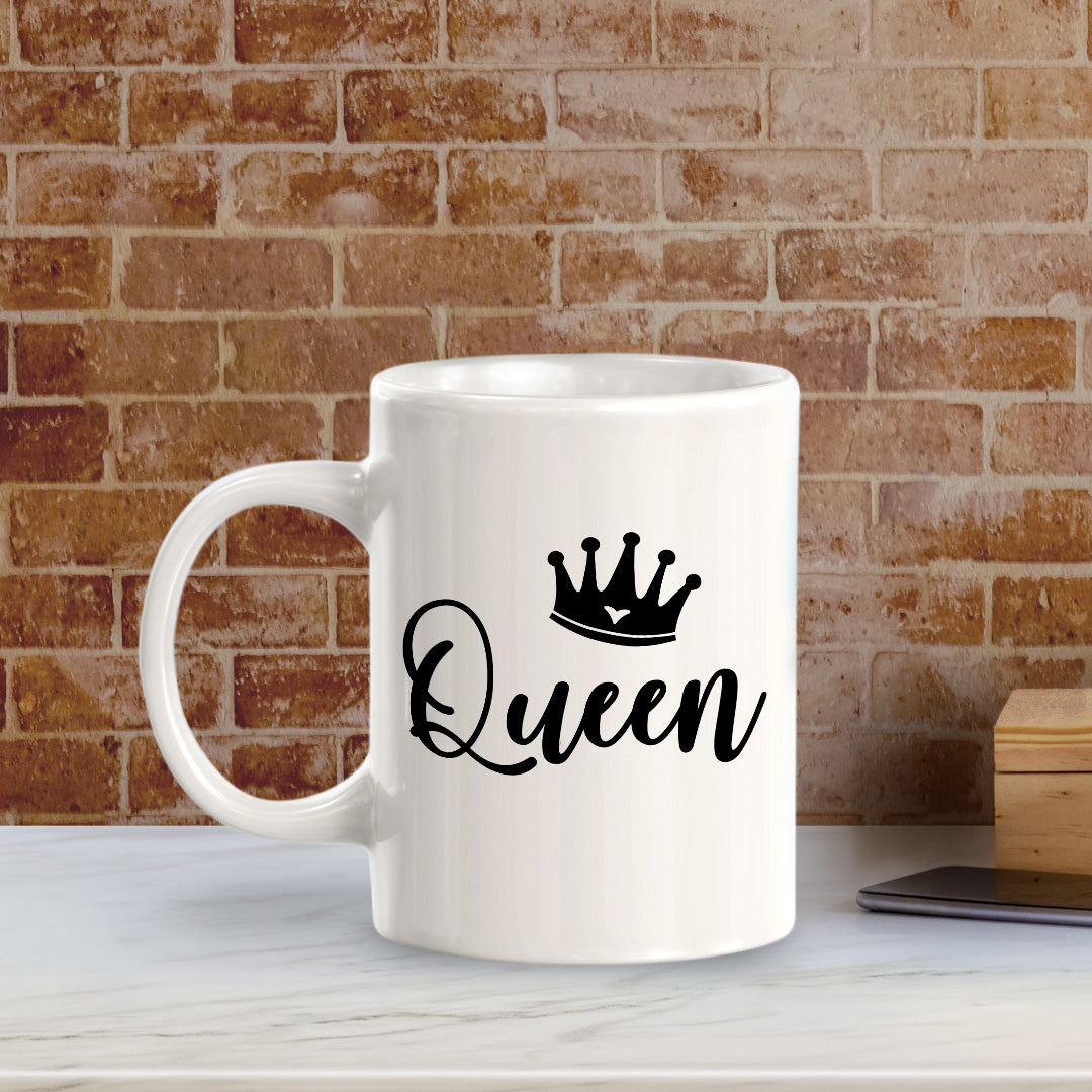 Queen 11oz Plastic or Ceramic Mug | Coffee Mugs Ideas for Couples