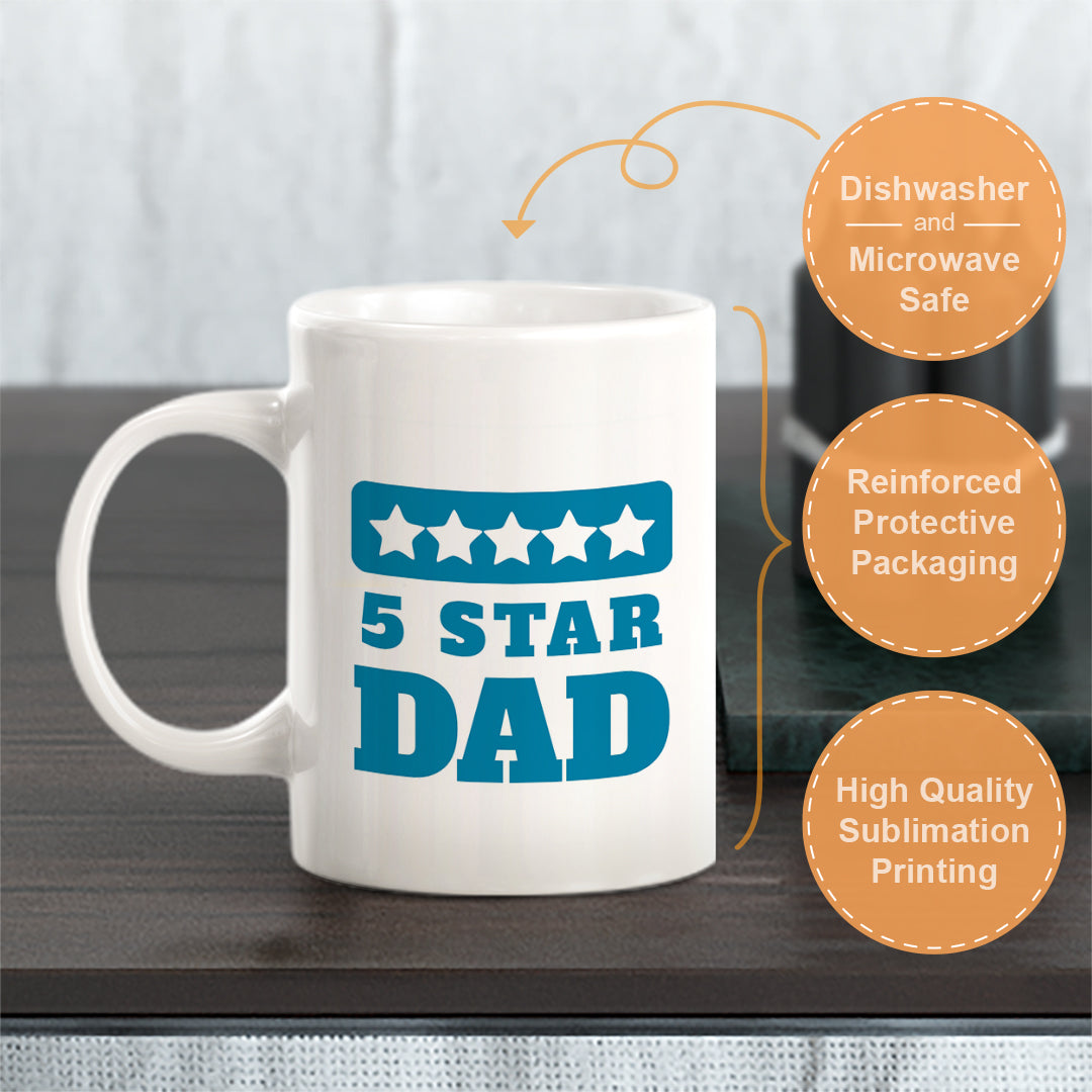 5 Star Dad Coffee Mug