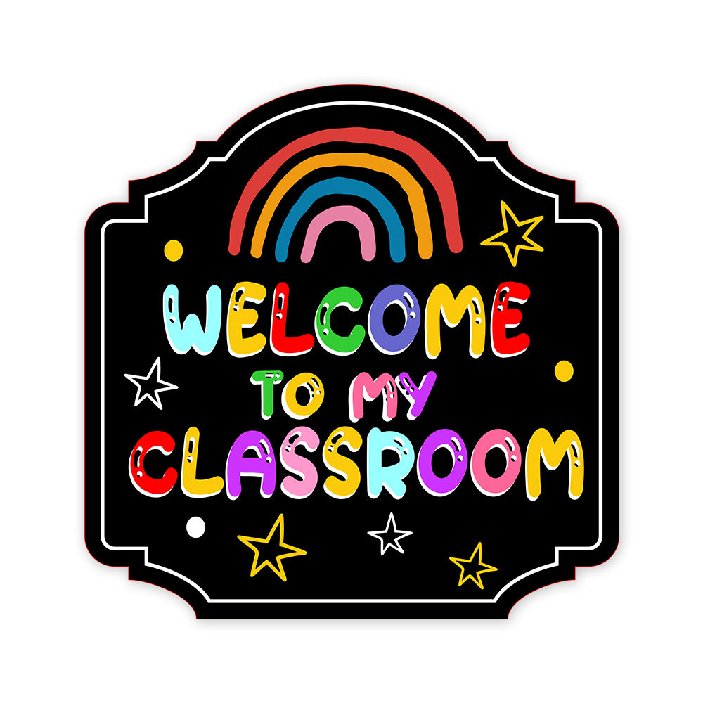 Heritage Plus Welcome To My Classroom Wall or Door Sign | School Signage