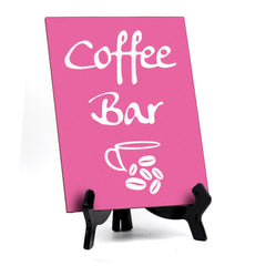 Coffee Bar, Table Sign, 6" x 8"