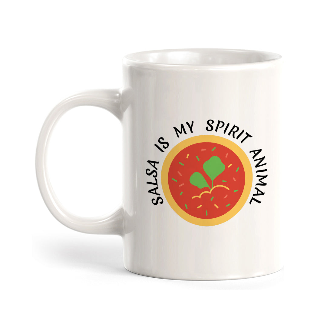 Designs ByLITA Salsa is My Spirit Animal 11oz Plastic or Ceramic Coffee Mug Elegance | Great Novelty Gift | High Quality Sublimation | Mexican Pride