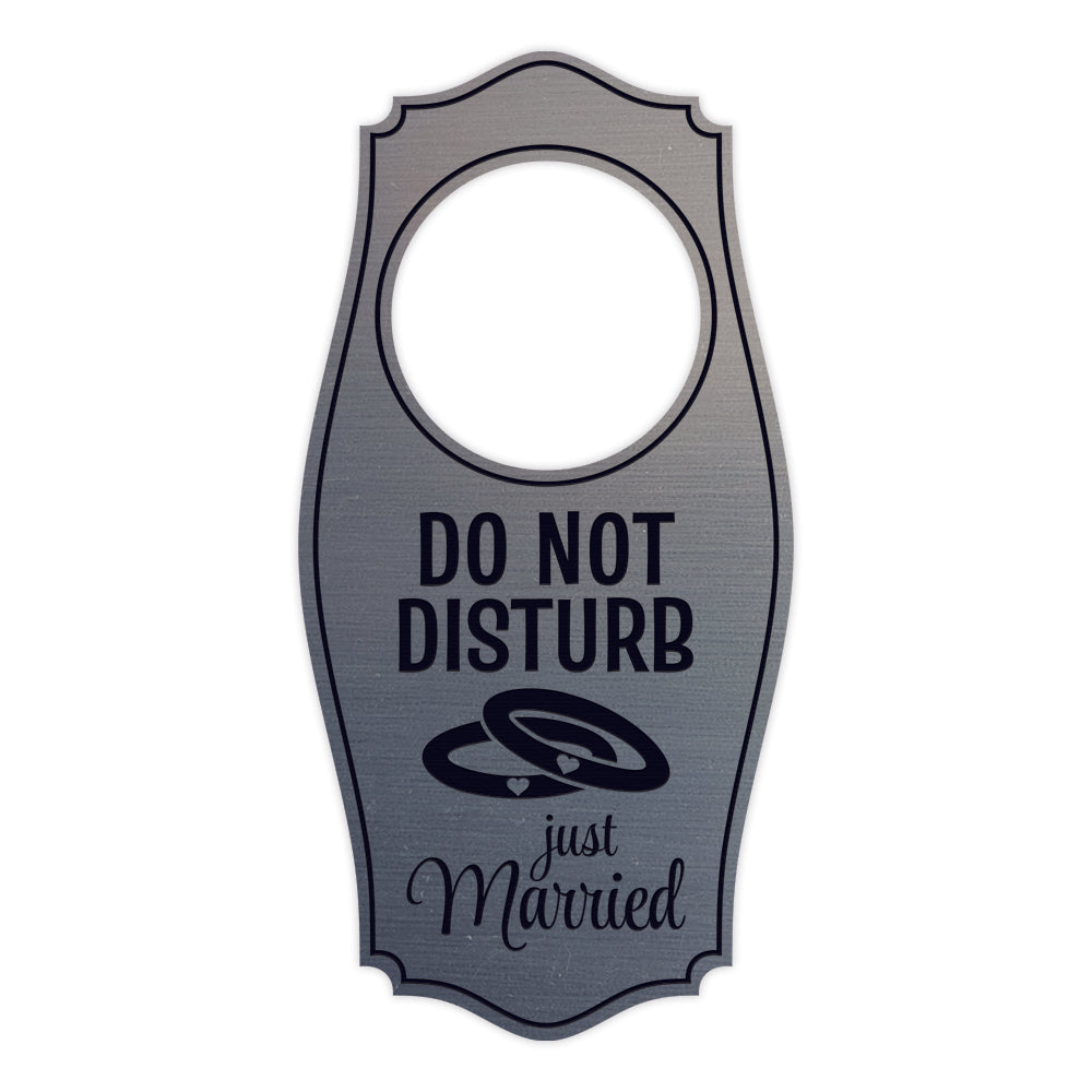 Do Not Disturb Just Married Door Hanger | House or Business Door Sign