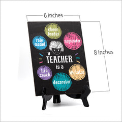 Novelty Teach Roles, Table Sign with Acrylic Stand (6x8“)