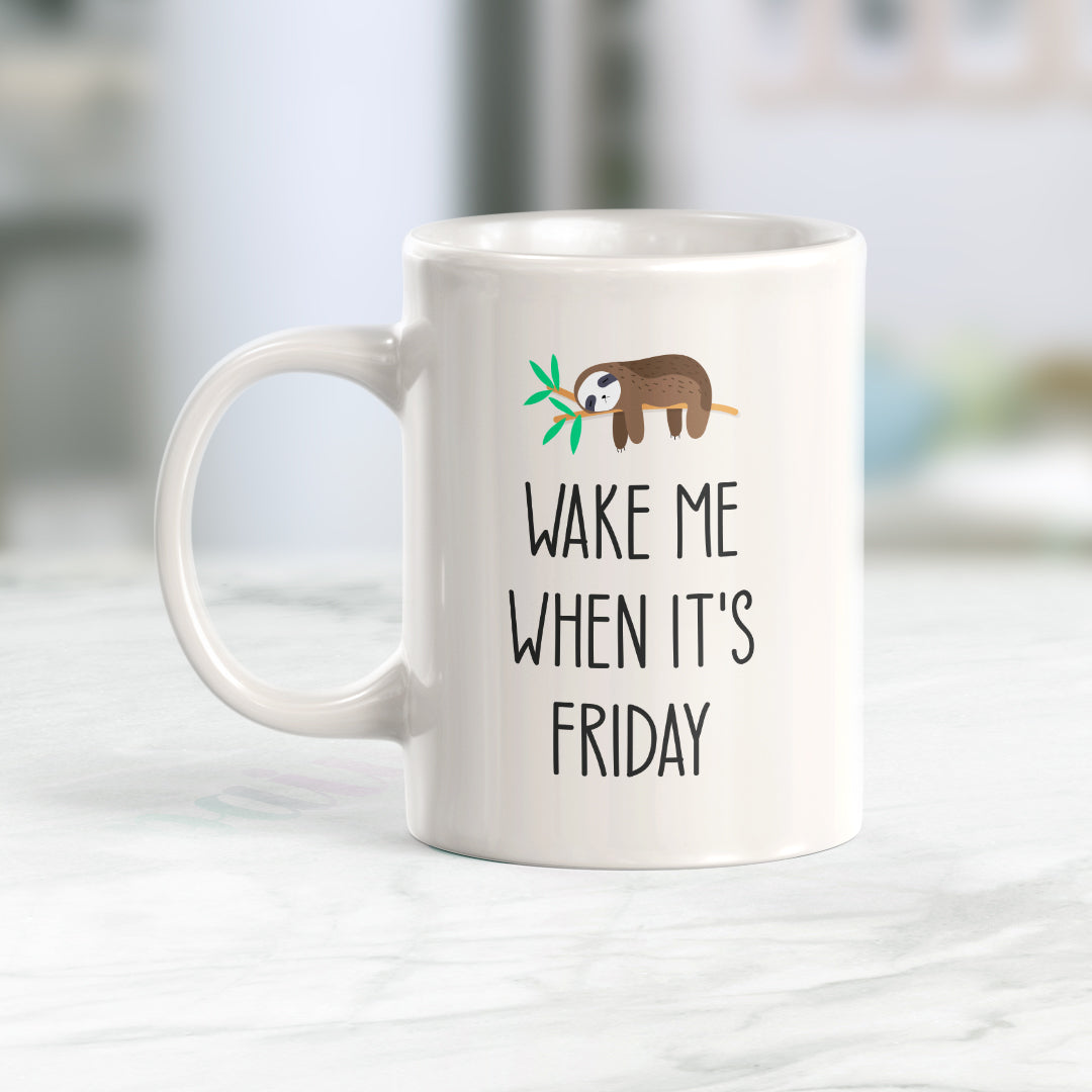 Wake Me When It's Friday Coffee Mug