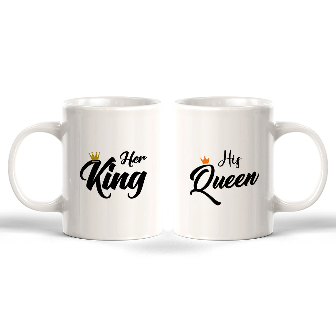 Her King / His Queen (2 Pack) Coffee Mug