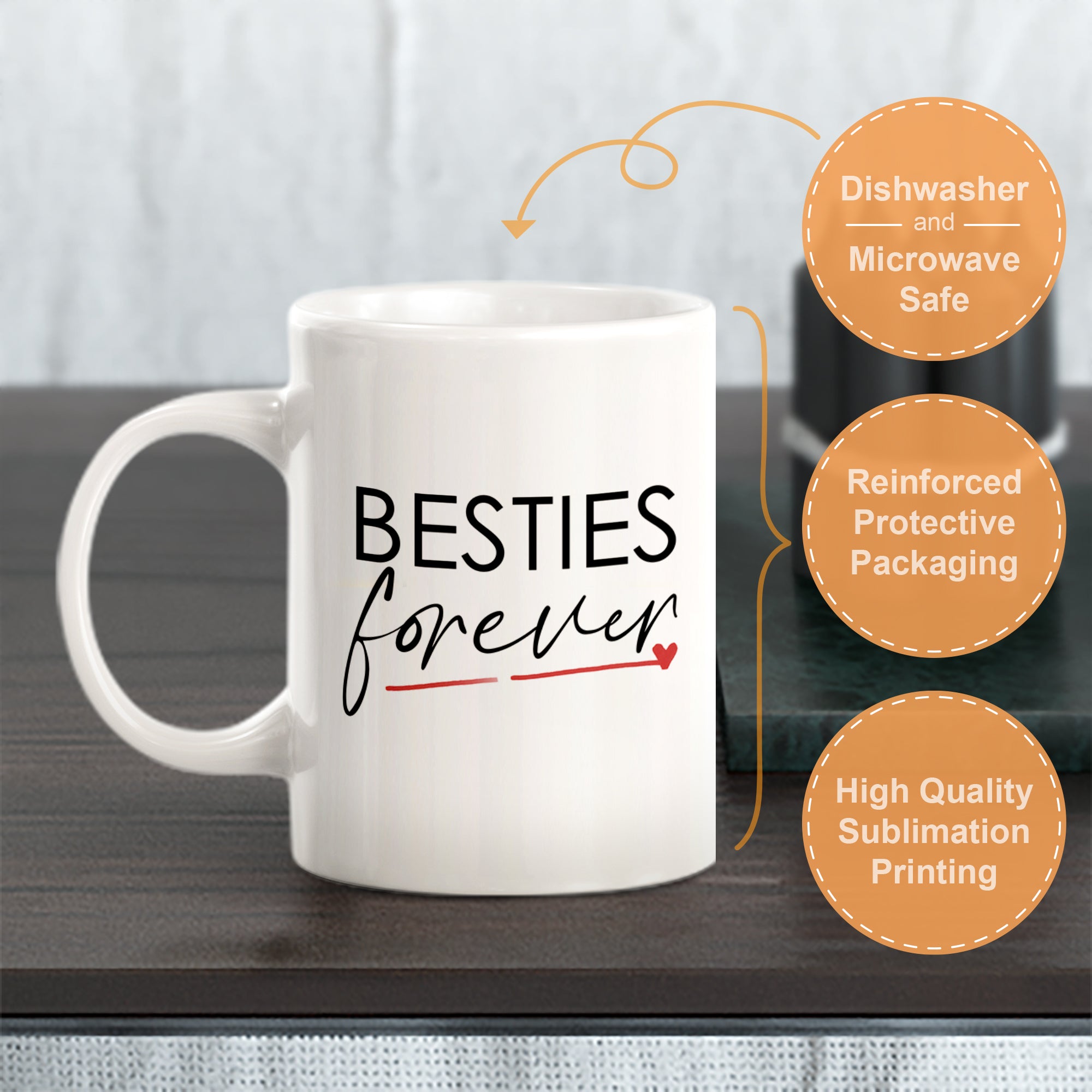 Besties Forever Coffee Mug